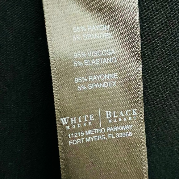 White House Black Market Black Tank Top - Picture 4 of 5